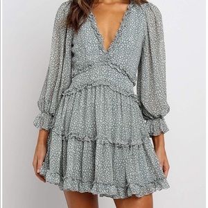 Ruffle Mini Swing Dress